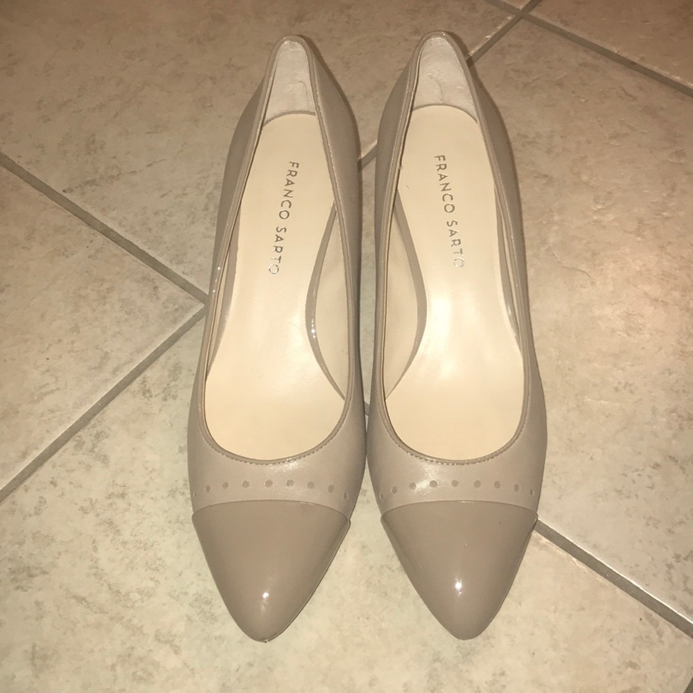 Franco Sarto Nude Heels.